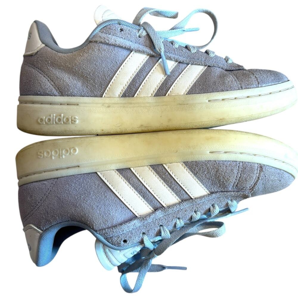 Adidas Originals Campus Suede Sneakers Women blue White Casual Skate Shoes 7.5